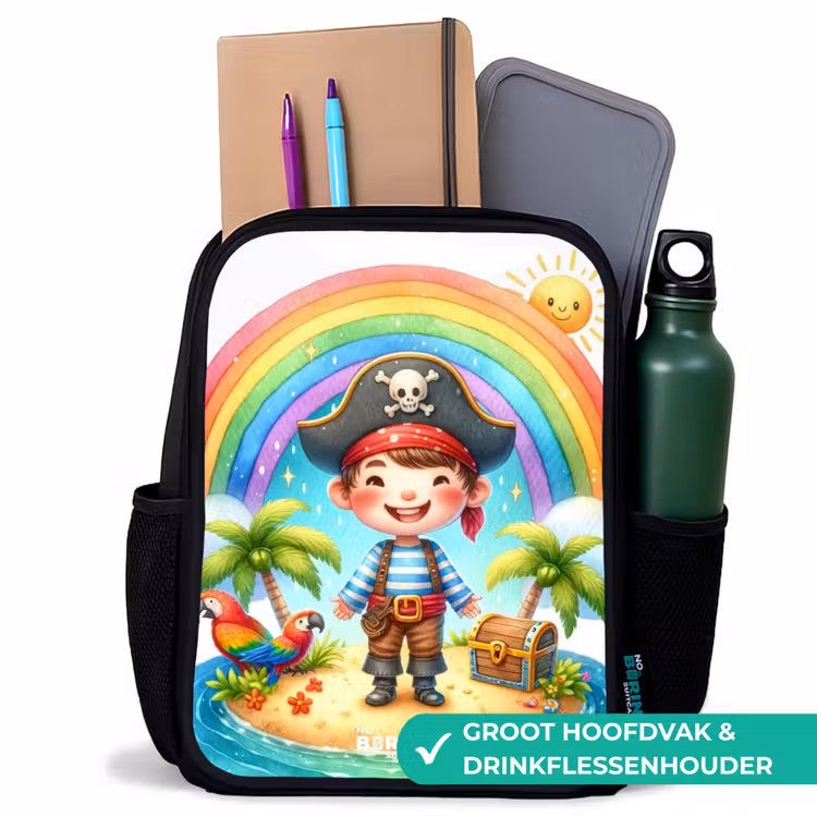 Kinder rugzak - Piraat op een eiland met een schat — 4