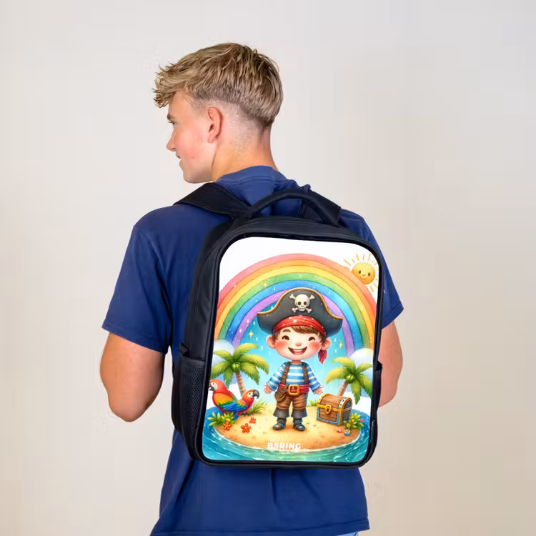 Kinder rugzak - Piraat op een eiland met een schat — 6