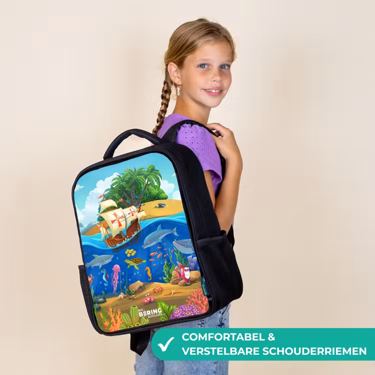Kinder rugzak - Zeilschip op de oceaan — 3