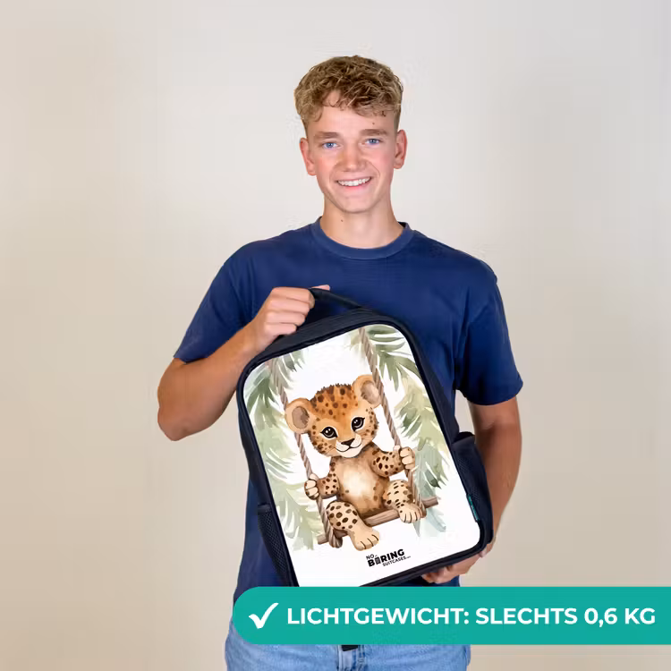 Kinder rugzak - Levi luipaard — 2