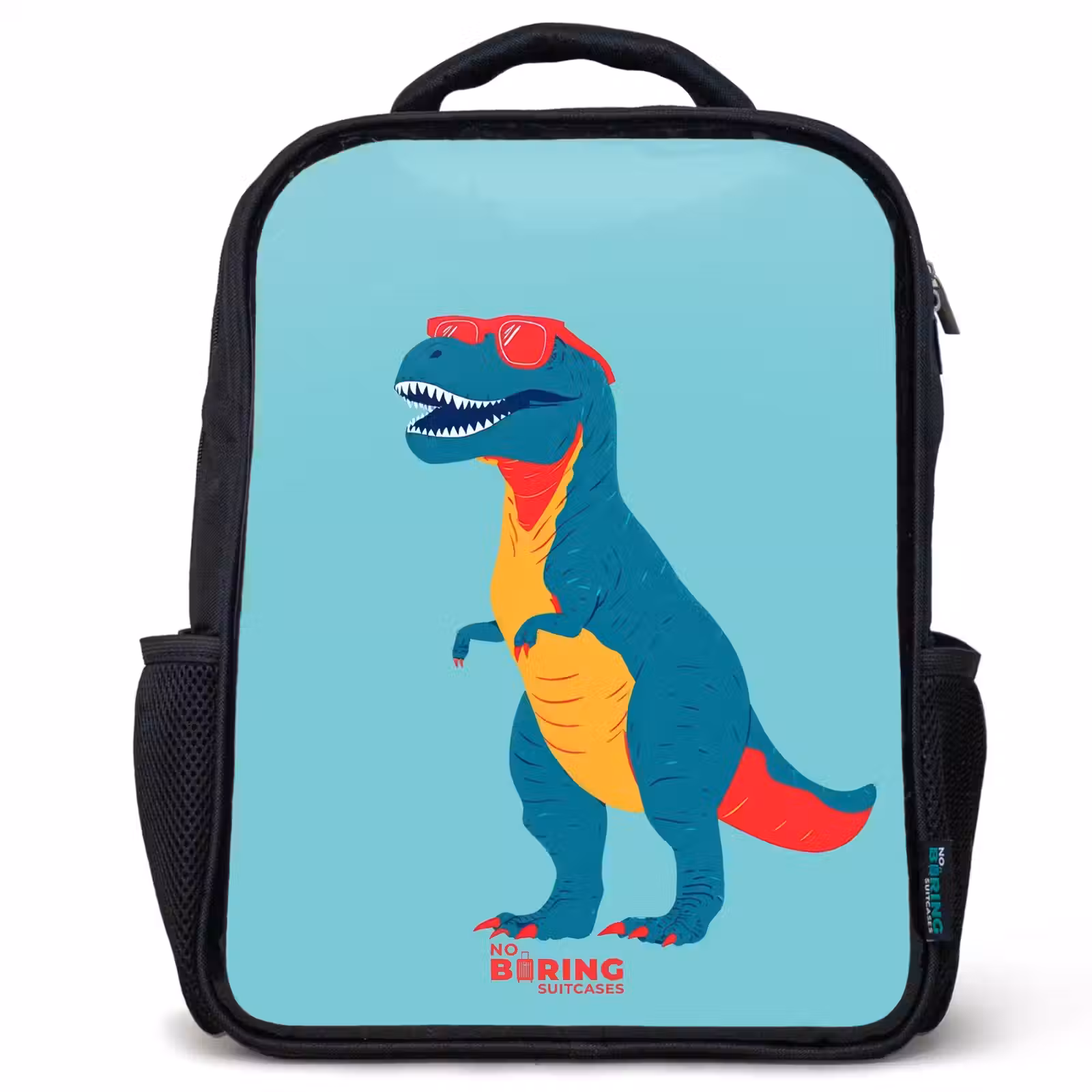 Kinder rugzak - Coole T. rex met zonnebril — 1