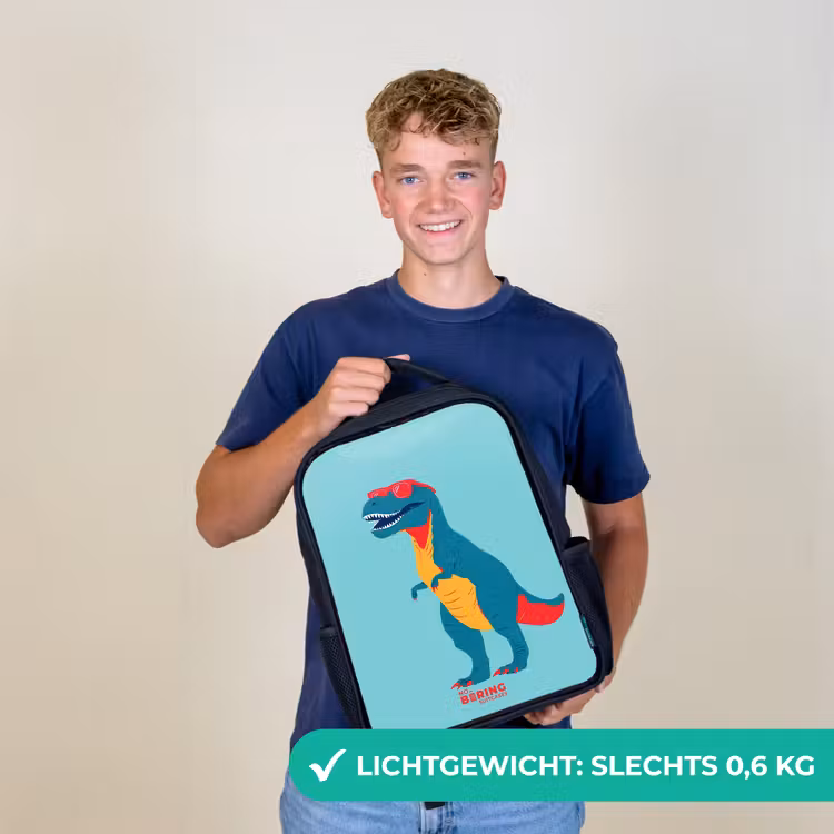 Kinder rugzak - Coole T. rex met zonnebril — 2