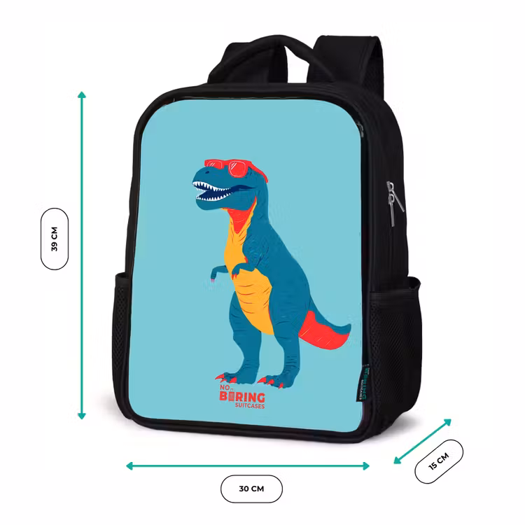 Kinder rugzak - Coole T. rex met zonnebril — 5