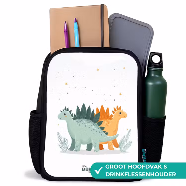 Kinder rugzak - Stegosaurusduo onder sterrenregen — 4