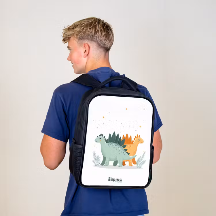 Kinder rugzak - Stegosaurusduo onder sterrenregen — 6