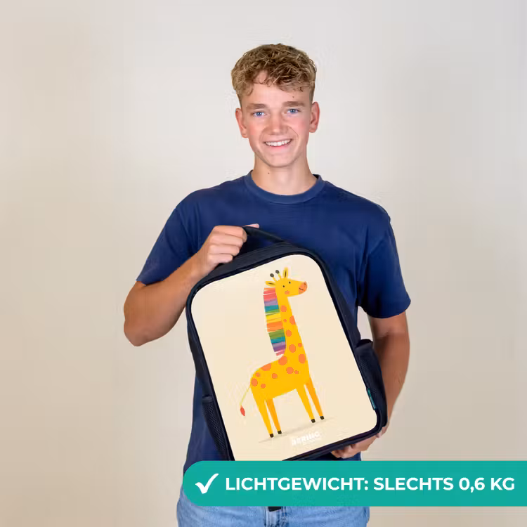 Kinder rugzak - Giraffe - Dier - Kleurrijk — 2