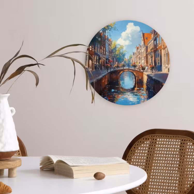 Muurcirkel - Stad - Gracht - Zon - Fietsen — 4