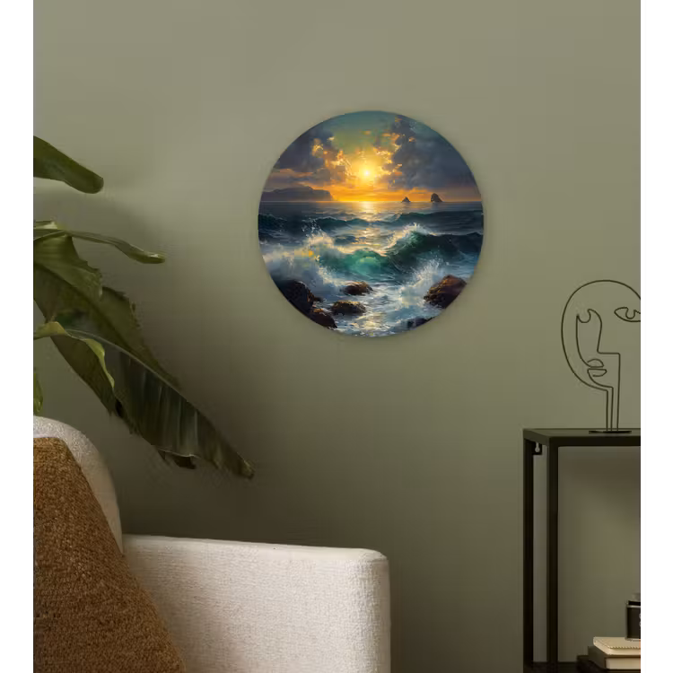 Muurcirkel - Zee - Zon - Golven - Rotsen — 3