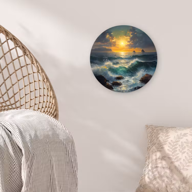 Muurcirkel - Zee - Zon - Golven - Rotsen — 5
