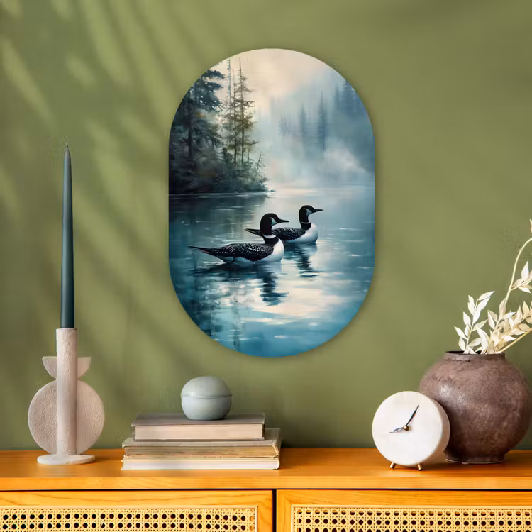 Muurovaal - Bos - Water - Eenden - Mistig — 2