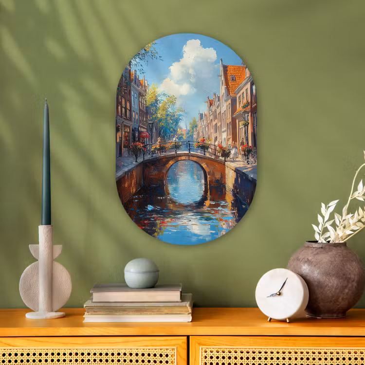 Muurovaal - Stad - Gracht - Zon - Fietsen — 2