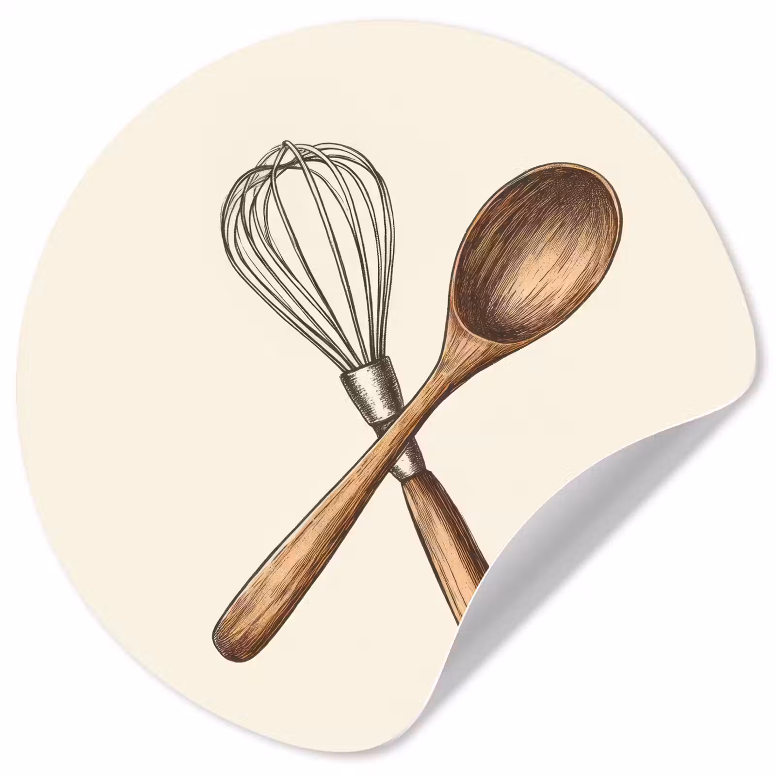 Behangcirkel - Garde - Hout - Beige — 1