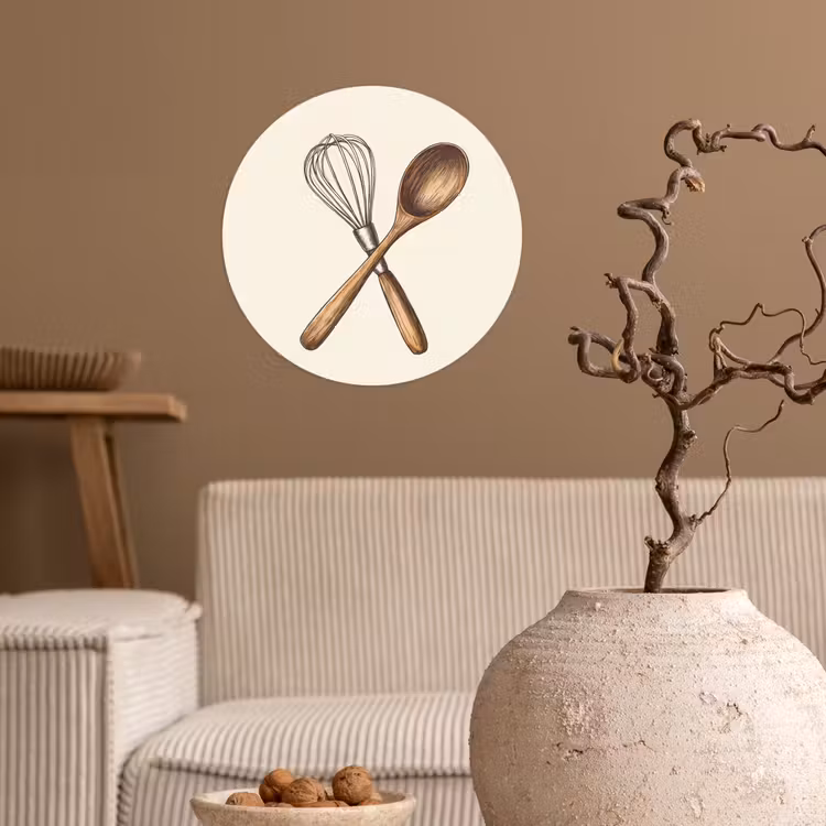Behangcirkel - Garde - Hout - Beige — 2