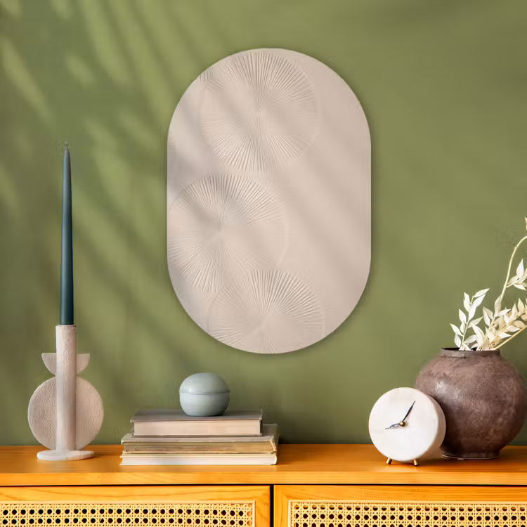 Muurovaal - Japandi - Beige - Modern — 2