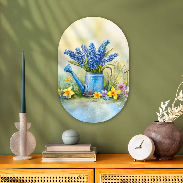 Muurovaal - Gieter - Lavendel - Bloesems — 3