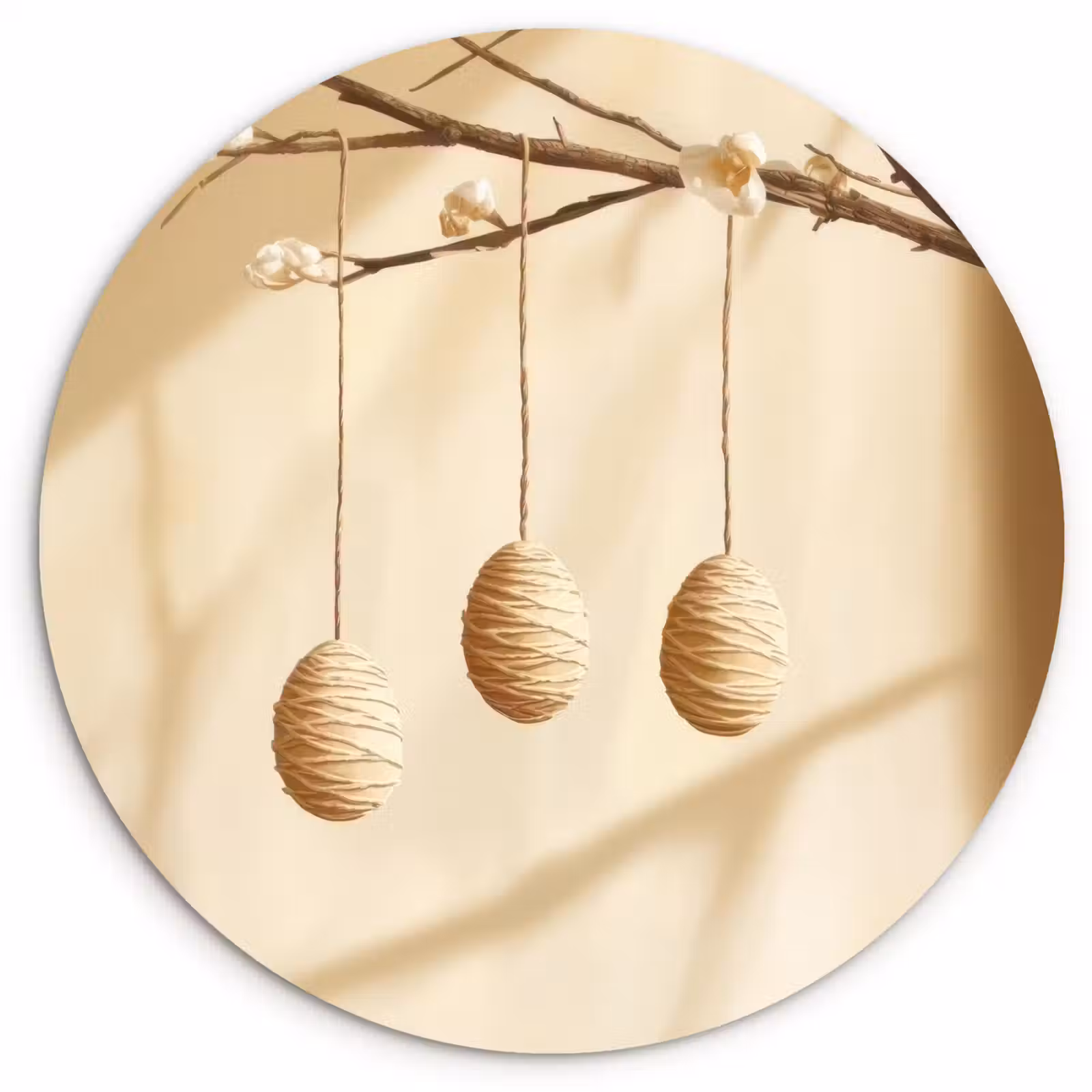 Muurcirkel - Beige - Paastak - Eieren — 1