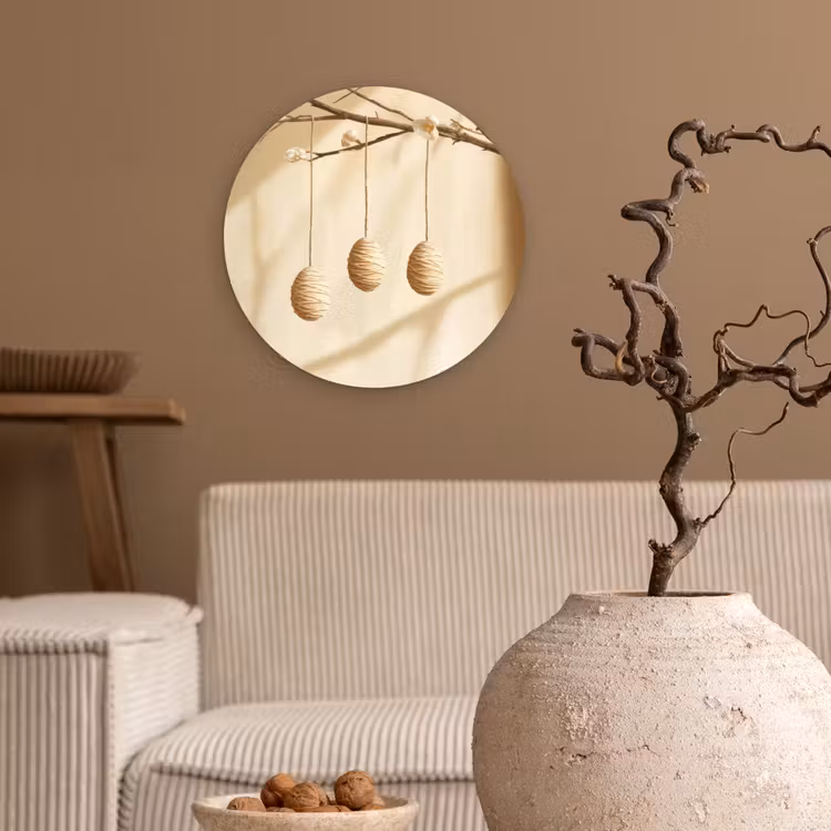 Muurcirkel - Beige - Paastak - Eieren — 2