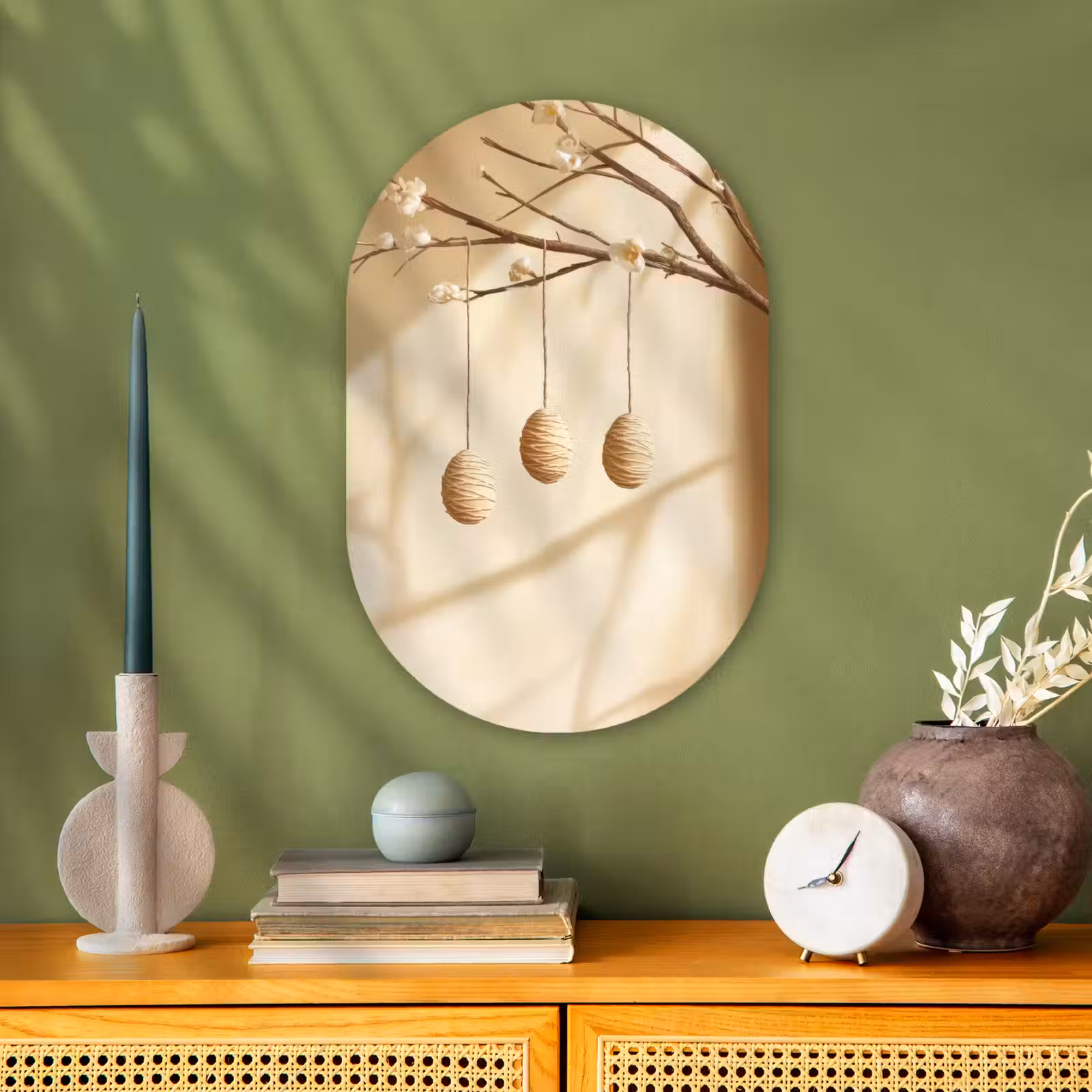 Muurovaal - Beige - Paastak - Eieren — 1
