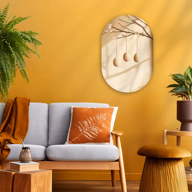 Muurovaal - Beige - Paastak - Eieren — 2