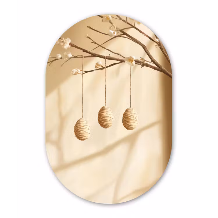 Muurovaal - Beige - Paastak - Eieren — 3