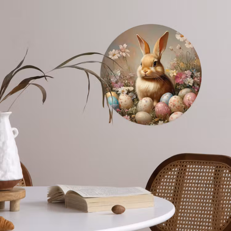 Behangcirkel - Paashaas - Lente - Paaseieren — 4