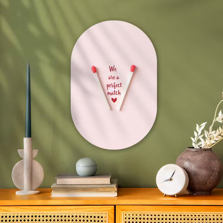Muurovaal - Perfect - Minimalistisch - Valentijn — 3