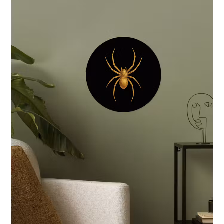 Behangcirkel - Spin - Goud - Minimalistisch - Poten — 3