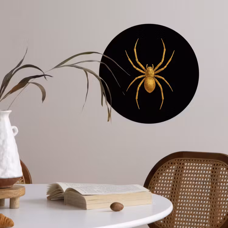 Behangcirkel - Spin - Goud - Minimalistisch - Poten — 4