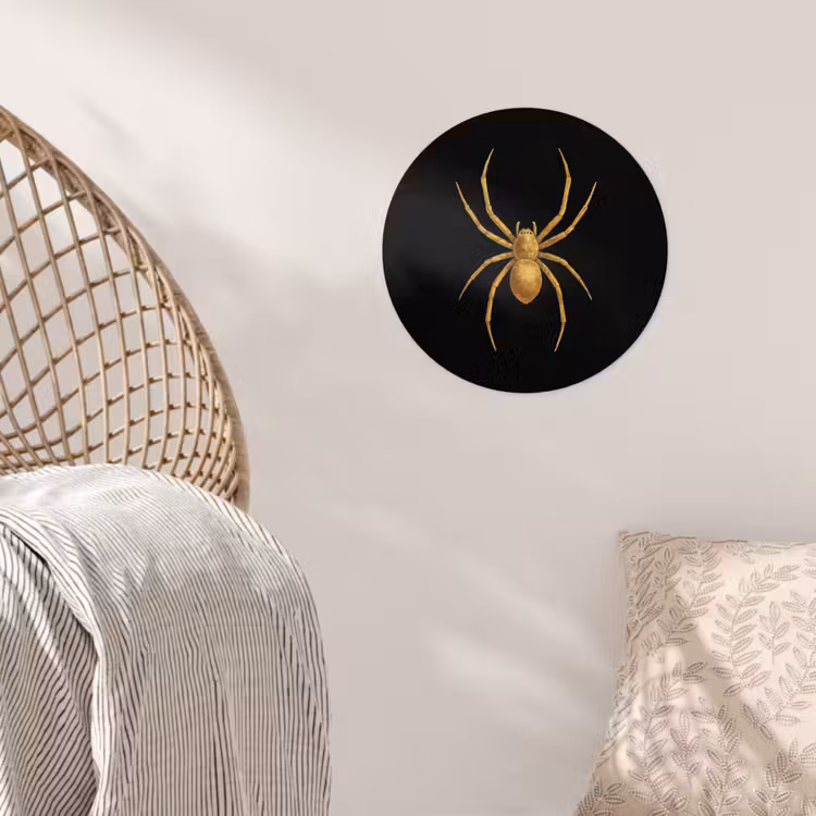 Behangcirkel - Spin - Goud - Minimalistisch - Poten — 5