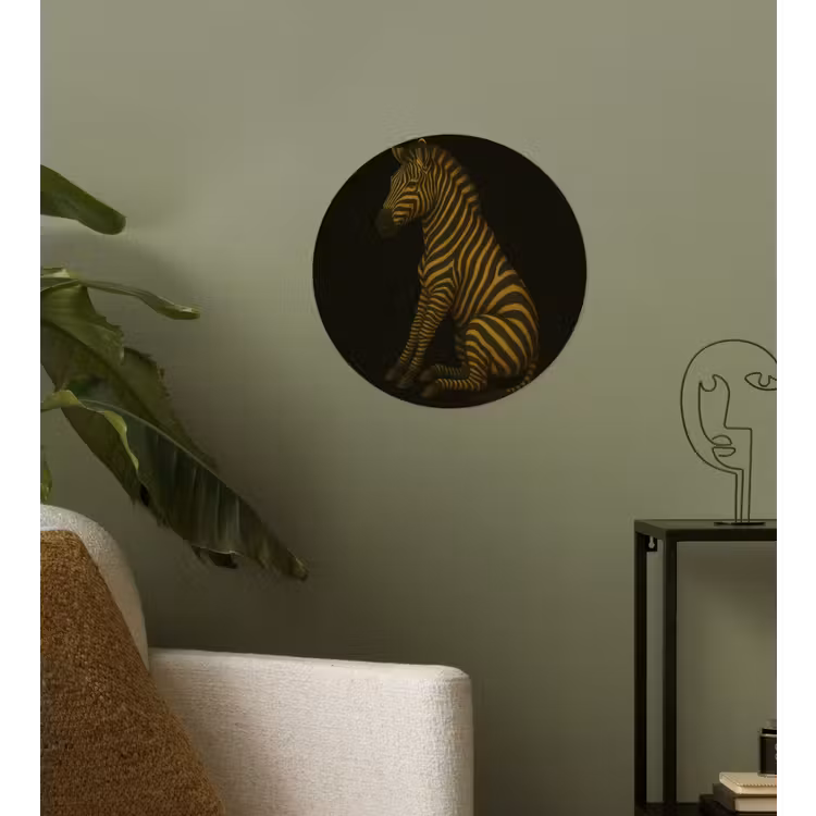 Behangcirkel - Zebra - Strepen - Goud — 3