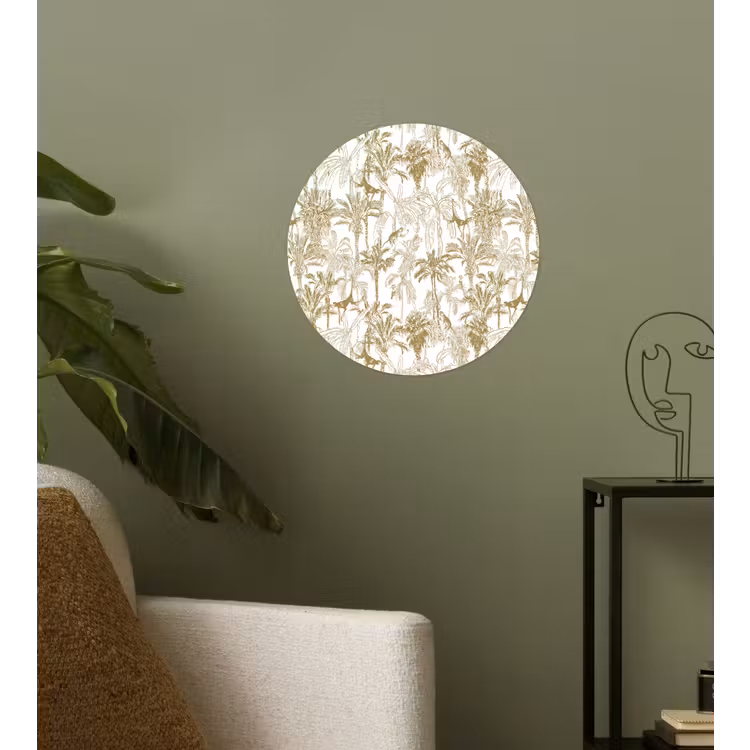 Behangcirkel - Apen - Jungle - Abstract - Beige — 3