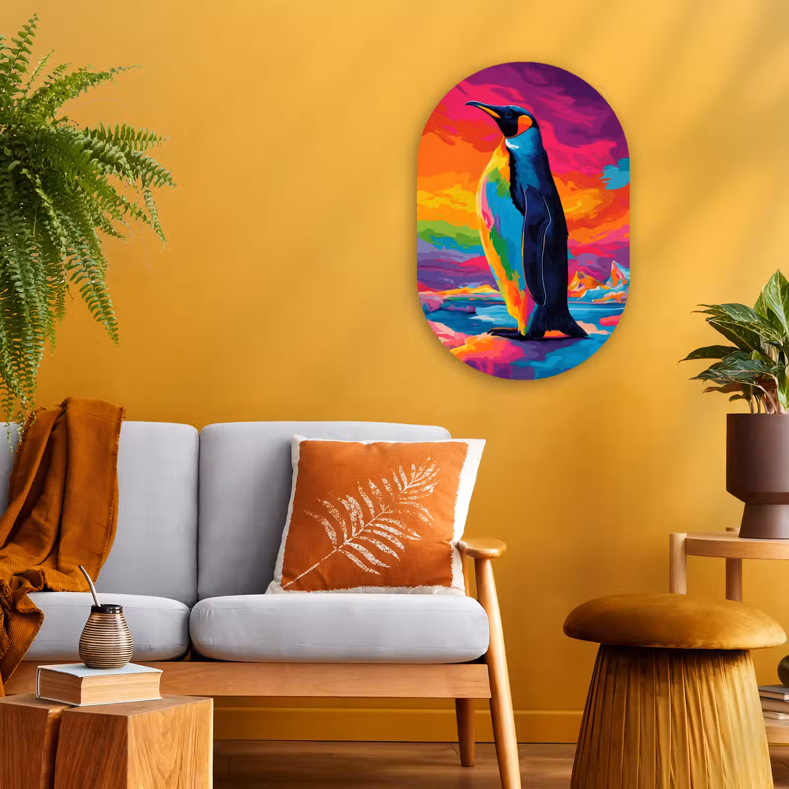Muurovaal - Ijsschots - Pinguïn - Abstract - Lucht — 1