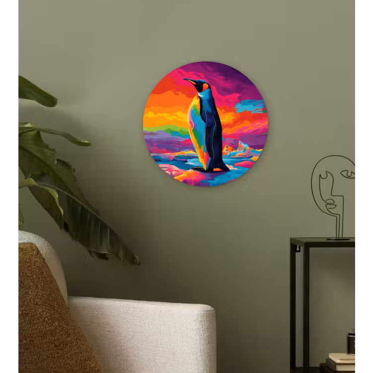Muurcirkel - Ijsschots - Pinguïn - Abstract - Lucht — 3