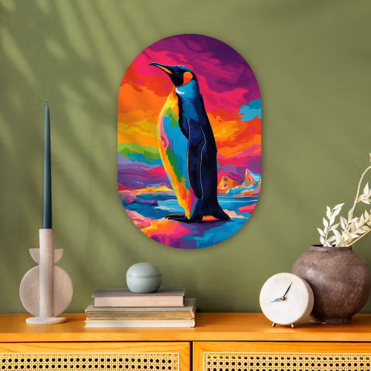 Muurovaal - Ijsschots - Pinguïn - Abstract - Lucht — 2
