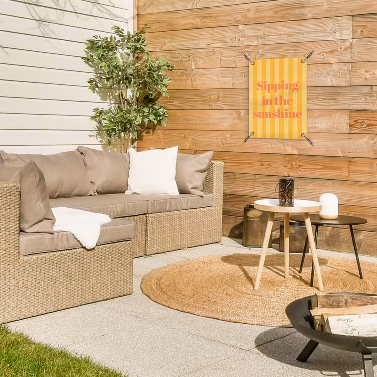 Tuinposter - Sipping in The Sunshine — 4
