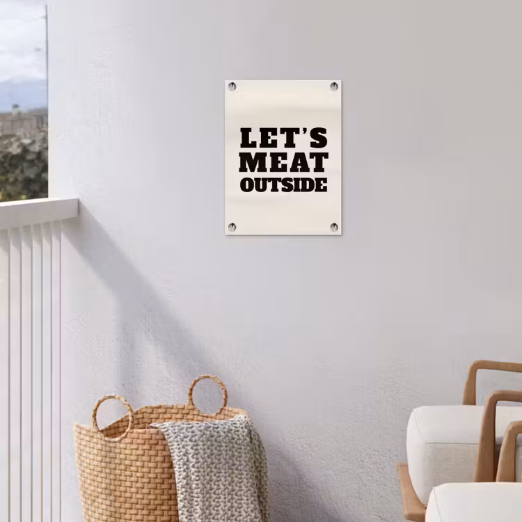 Tuinposter - Let's Meat Outside — 3