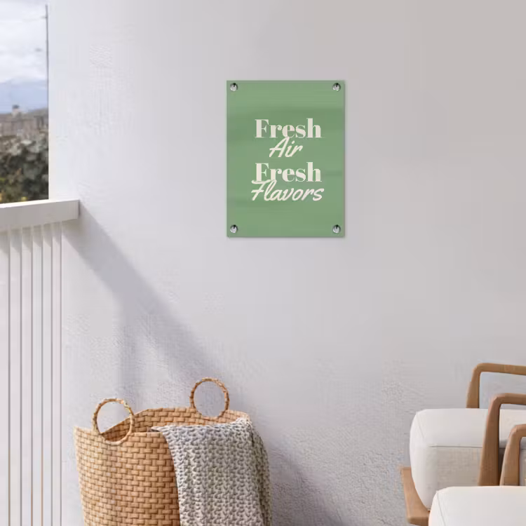 Tuinposter - Fresh Air Fresh Flavors — 3