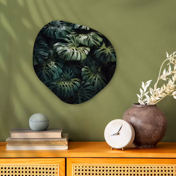 Organisch schilderij – Plant - Monstera - Lichtinval — 2