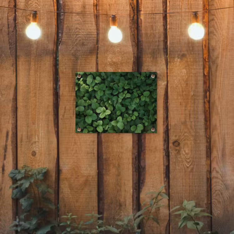 Tuinposter - Groen - Bladeren - Kartel - Zonlicht — 2