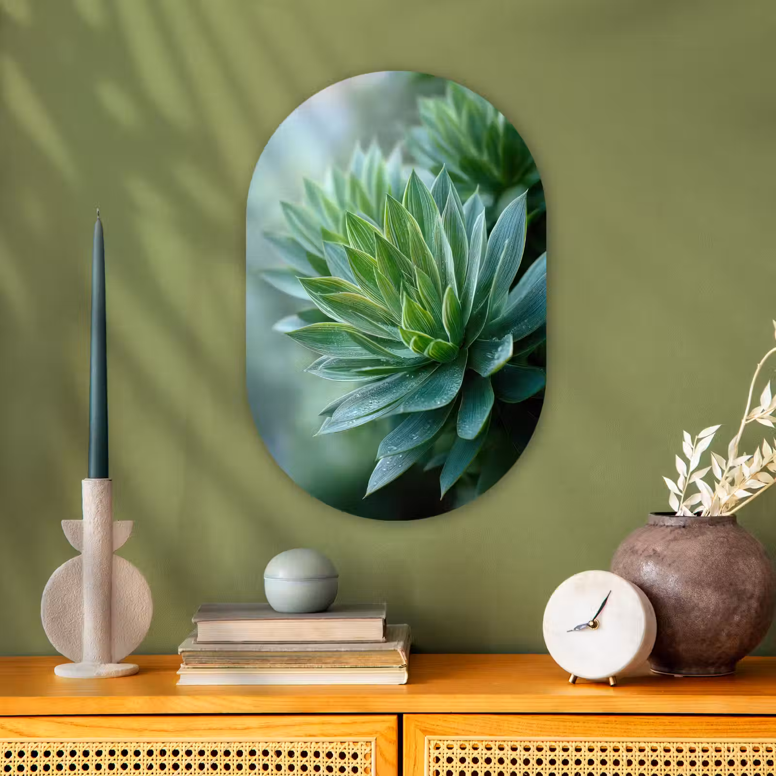 Muurovaal - Blad - Plant - Groen - Textuur — 1