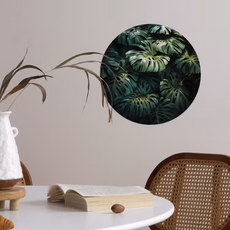 Behangcirkel - Plant - Monstera - Lichtinval — 4