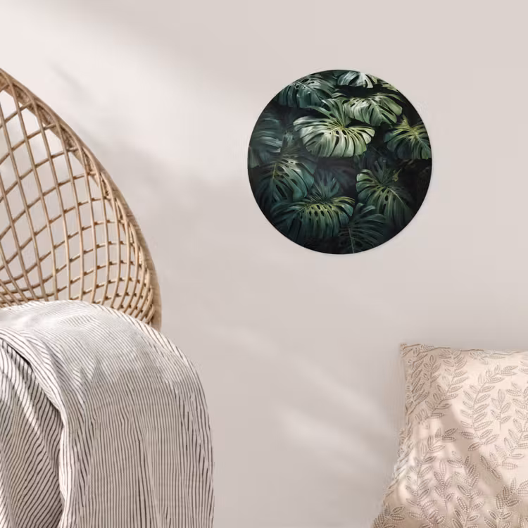 Behangcirkel - Plant - Monstera - Lichtinval — 5