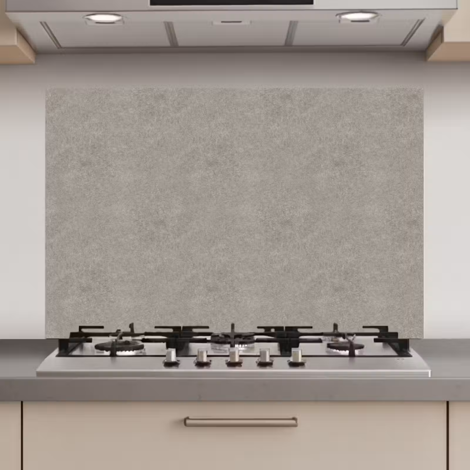 Spatscherm keuken - Beton - Grijs - Patronen - Industrieel — 1