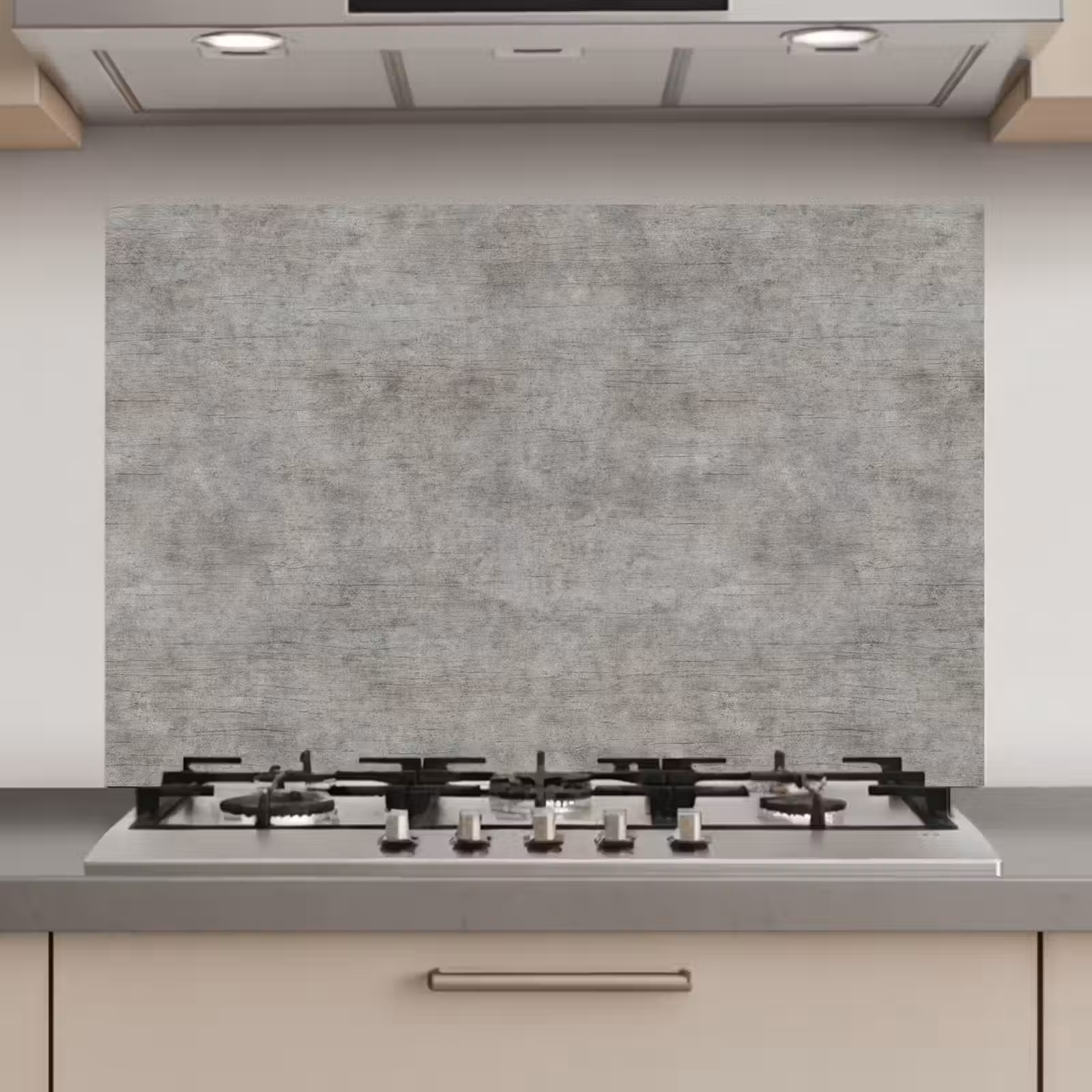Spatscherm keuken - Beton - Muur - Patronen — 1