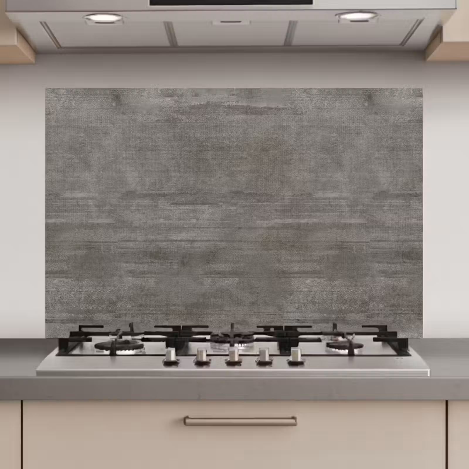 Spatscherm keuken - Structuur - Beton - Steen - Patronen — 1