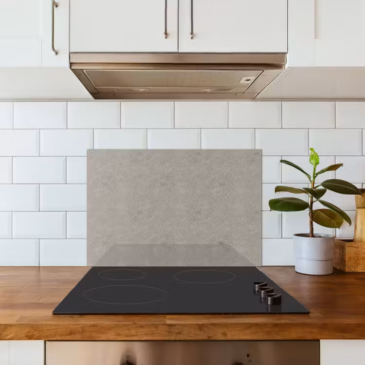 Spatscherm keuken - Beton - Grijs - Patronen - Industrieel — 6