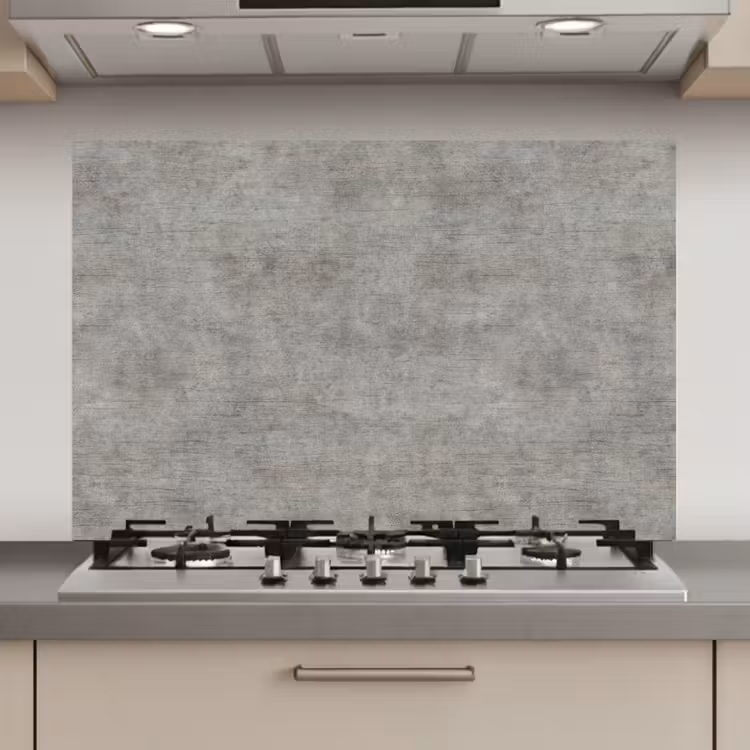 Spatscherm keuken - Beton - Muur - Patronen — 1