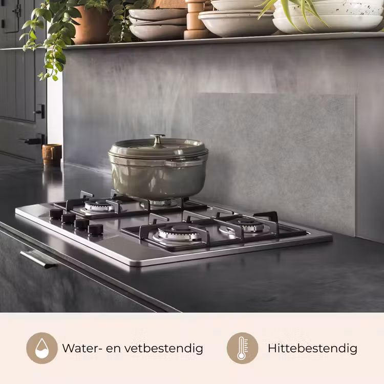 Spatscherm keuken - Industrieel - Patroon - Beton — 7