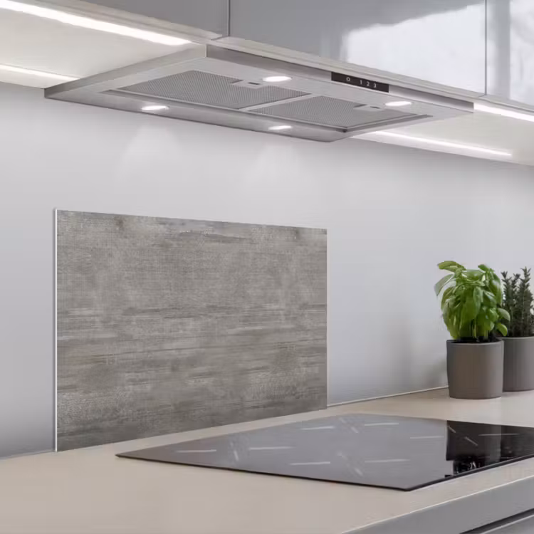 Spatscherm keuken - Patroon - Beton - Grijs — 5