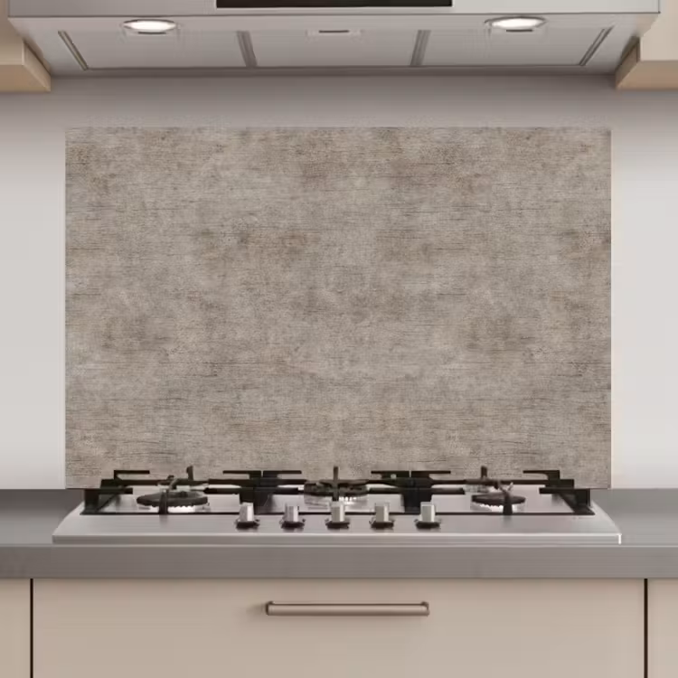 Spatscherm keuken - Retro - Beton - Patroon — 1